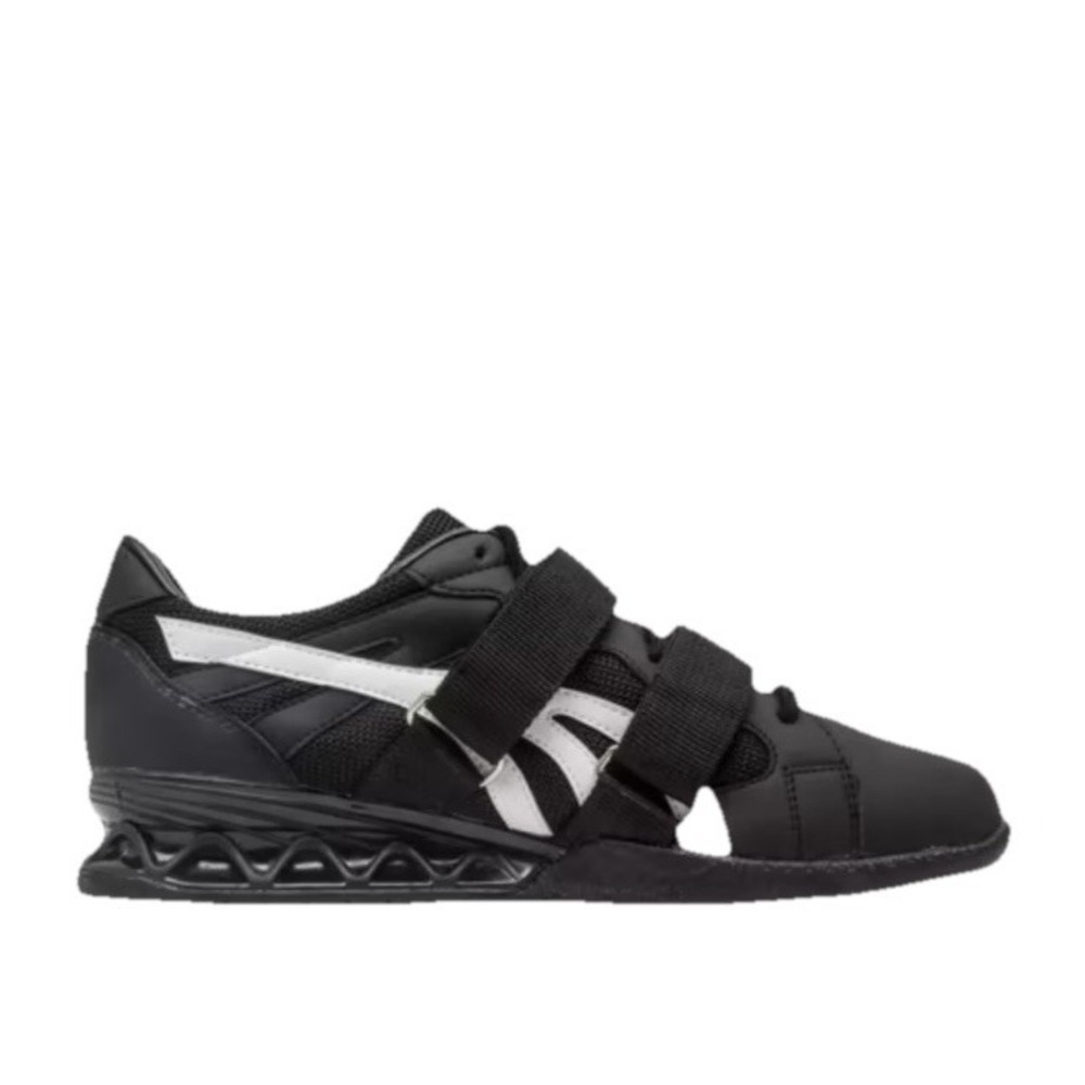 Do-Win Weightlifting Shoes Mens 9.5 Black White Dual Strap Powerlifting Squat